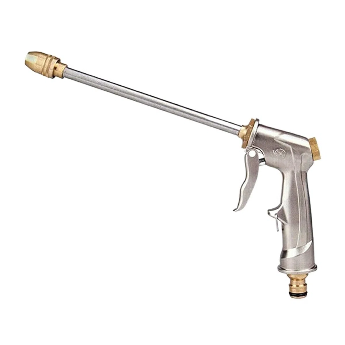 Pistola pulverizadora for manguera de jardín, lavadora de alta presión ajustable con agua, boquillas de espuma metálica for lavado de coches, aspersor de riego fácil de usar
