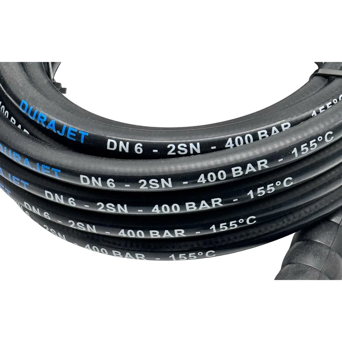 M&M Smartek manguera HP 25 m, 400 bar, para Kärcher/Kränzle, alta presión | Manguera reforzada de alta presión con protección anti-dobleces; comprobar conexiones, presión, temperatura y equipo seguro.