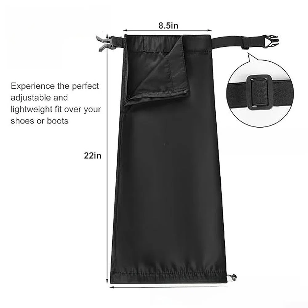 Protectores de piernas, 2 paquetes, protectores de corte de jardín, tela Oxford ajustable, costuras reforzadas impermeables, trabajo de cuidado del césped de granja (600D)