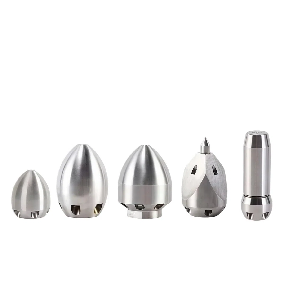 Boquilla de limpieza desagüe inox, rosca interna G1/2 | Boquilla de limpieza a presión para tubo de desagüe y manguera, 150-200 bar, caudal 30-110L(Style C,40L)