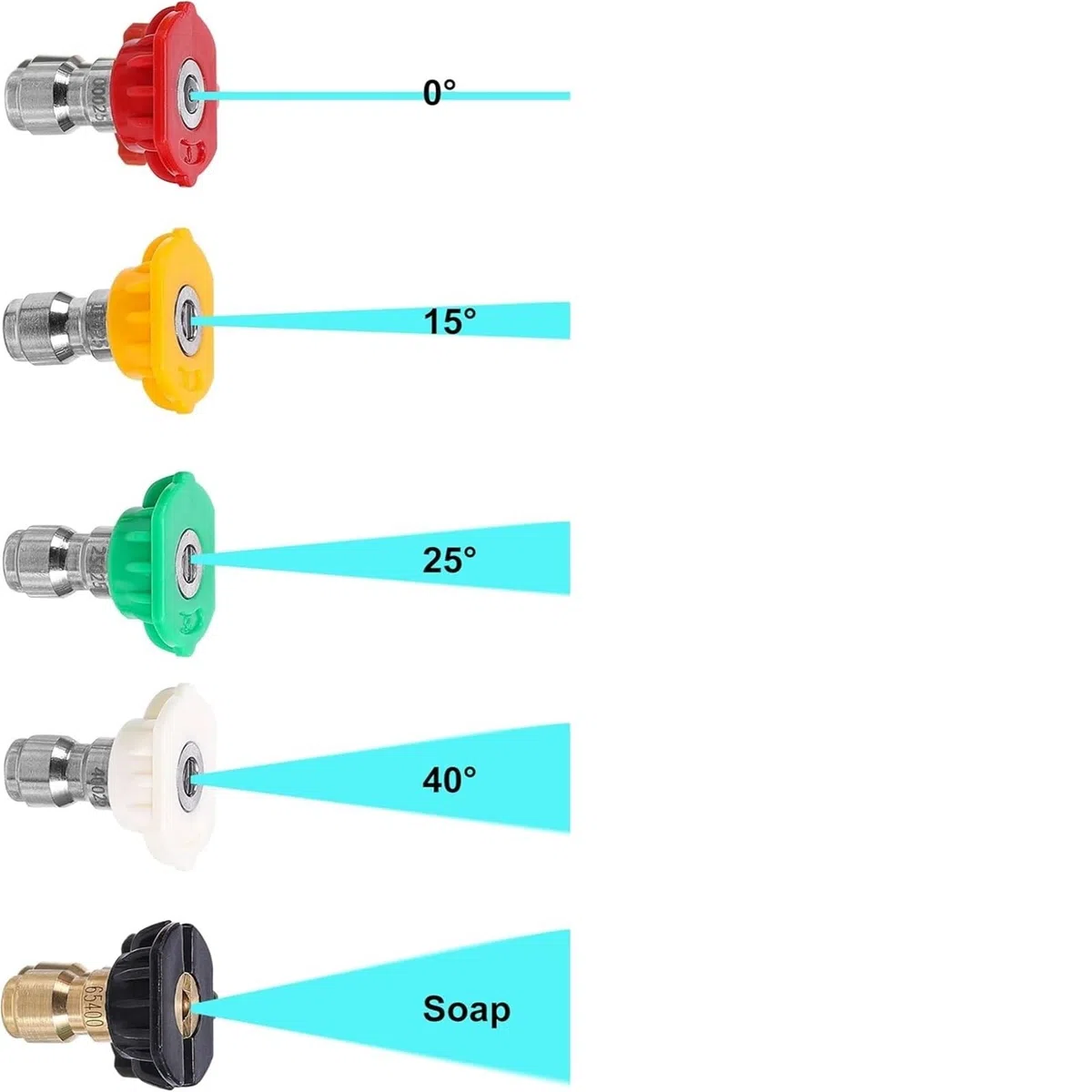 Varita de extensión para lavadora a presión Varilla de extensión curva 30/90 grados for hidrolavadora con 5 boquillas pulverización 1/4" conexión rápida. Accesorios for lavado autos(30 Angled wand)