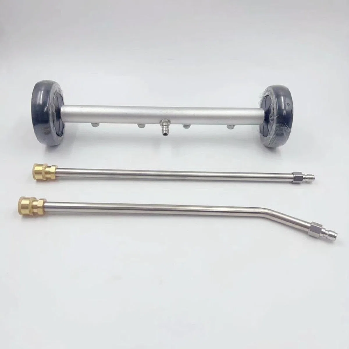 predolo Limpiador de Chasis de Alta Presión con 3 Tubos de Extensión Y Cepillo de Agua para SUV, Negro