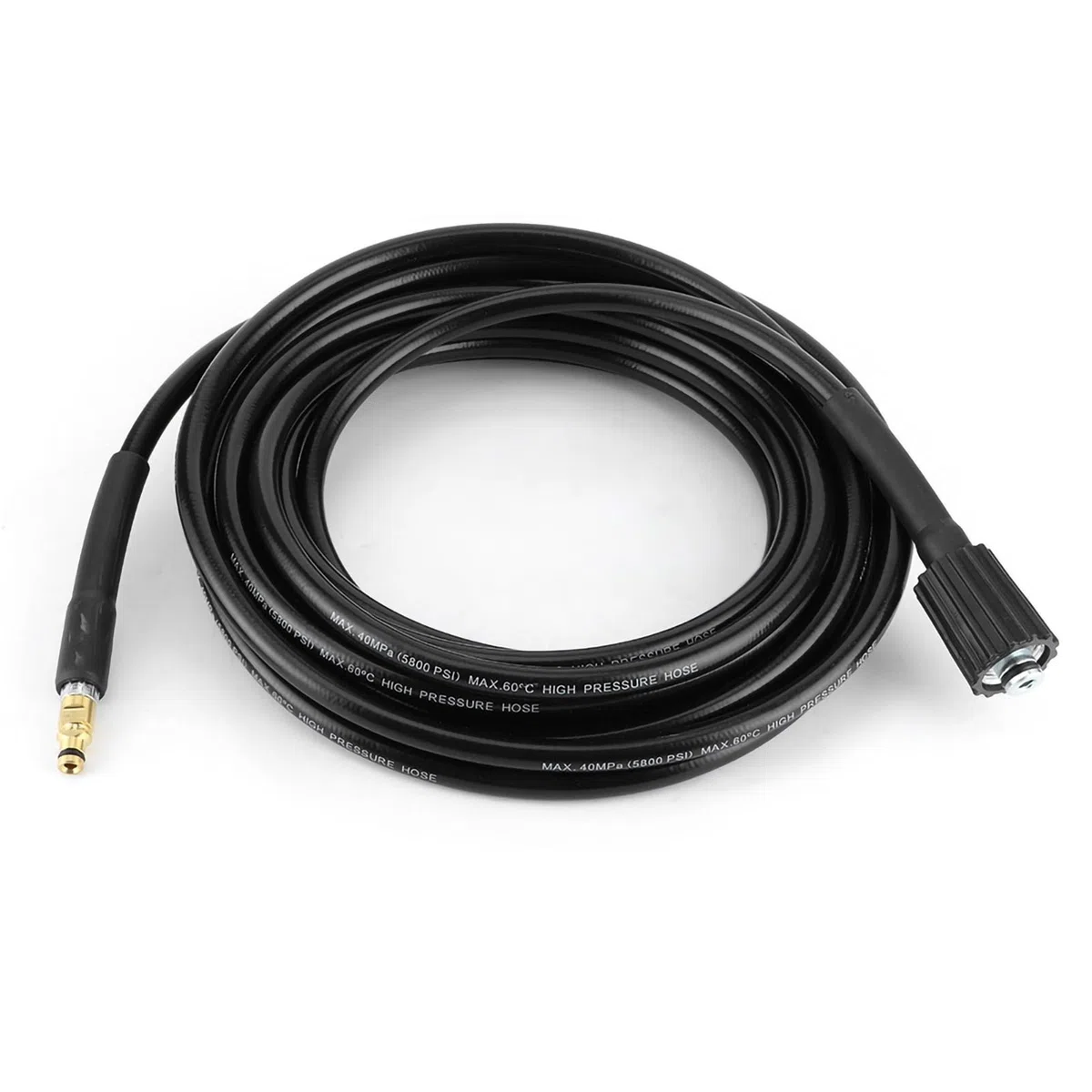 Presión de manguera lavadora 40MPa/5800PSI para limpieza agua, tubo goma apto para Karcher K2 K3 K4 K5 Piezas de automóviles(10m)