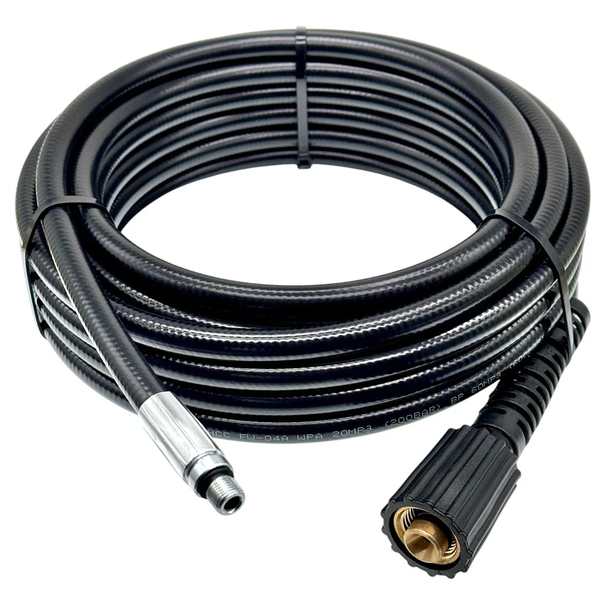M&M Smartek manguera desatascadora 40 m compatible con Nilfisk/Alto, 1/2 | Manguera flexible para desatascar tuberías y desagües; comprobar conexión, longitud, boquillas y presión antes de usar.