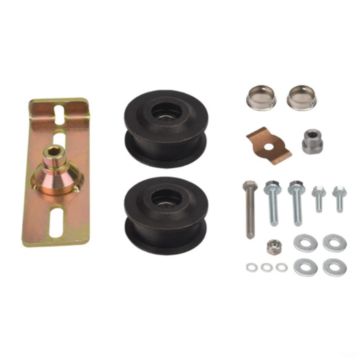 Kit de poleas y tensores 126-7890 compatible con cortacésped Toro y Exmark. Sustituye a 126-5880, 126-0316, 120-5236, 131-4529, 131-4506, construcción de metal para un funcionamiento suave