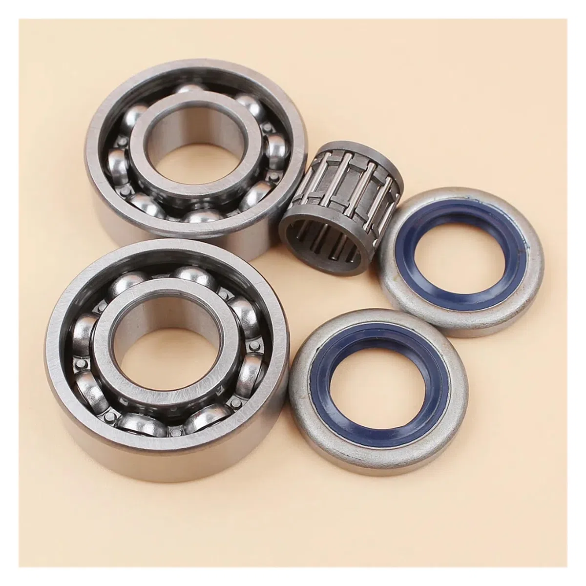 Kit de Sello Aceite del cojinete cigüeñal Compatible con Motores Motosierra 359, 357 XP y 357XP. Repuestos for Herramientas jardinería Motosierra