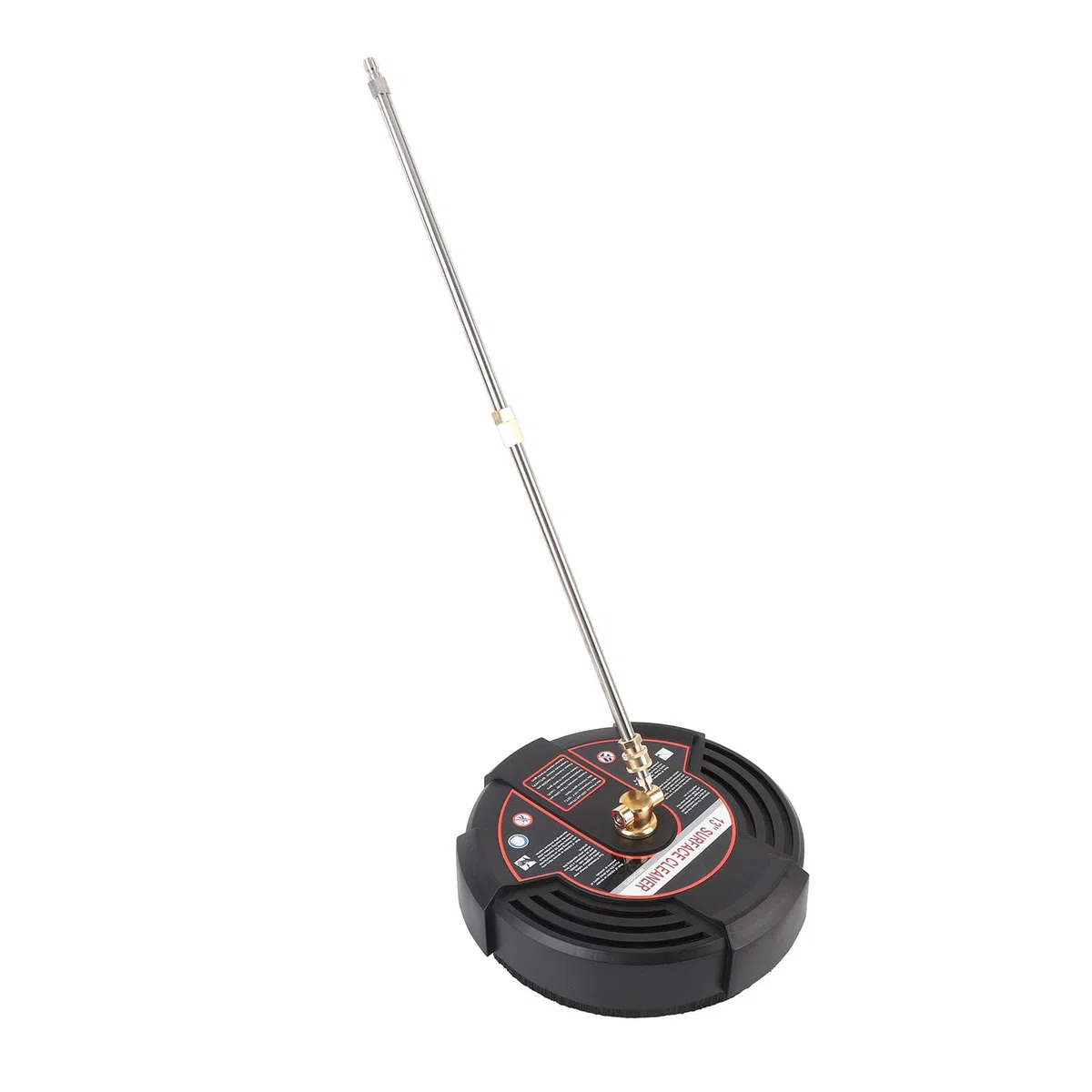 Jeffergarden Limpiador de Superficies para Lavadora a Presión, Accesorio para Lavadora Eléctrica con Carcasa de Acero Inoxidable con Cabezal de Limpieza de 13 Pulgadas, 2500 PSI, 2 Varillas de