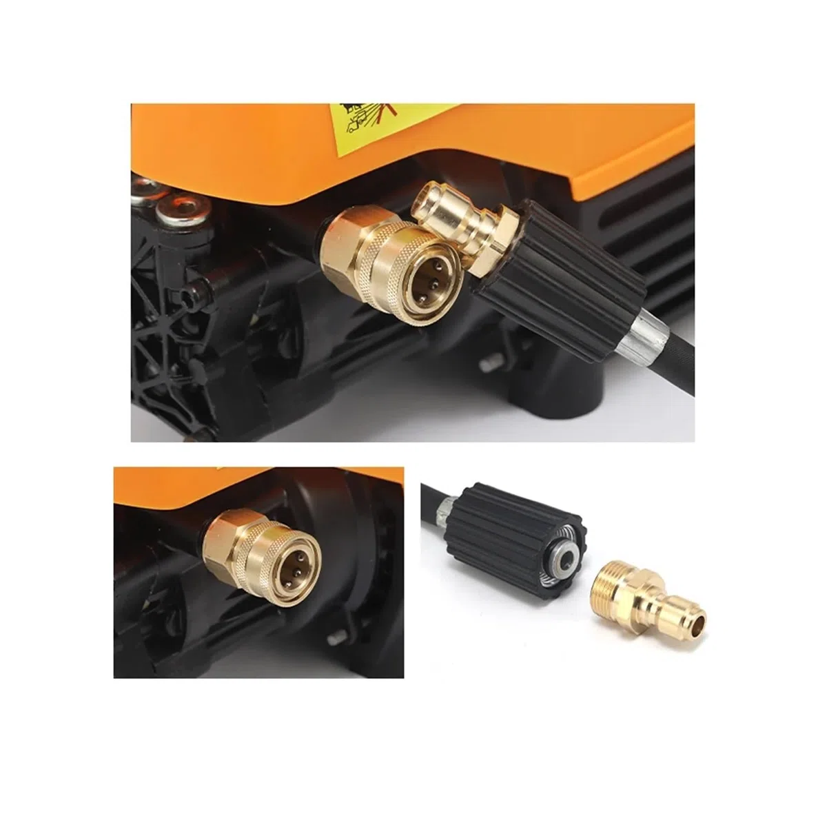 Kit de adaptador de conexión rápida M22 (paquete de 6 piezas) for pistola y manguera de hidrolavadora de alta presión(2215 F 22 M Set)