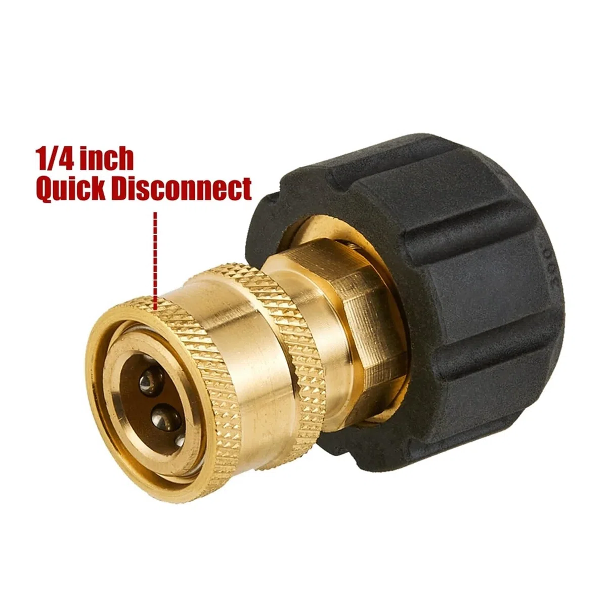 SBTRKT Juego de adaptadores for Lavadora de Alta presión, Kits de conexión rápida M22 a conexión rápida de 1/4 Pulgadas, 5000 PSI