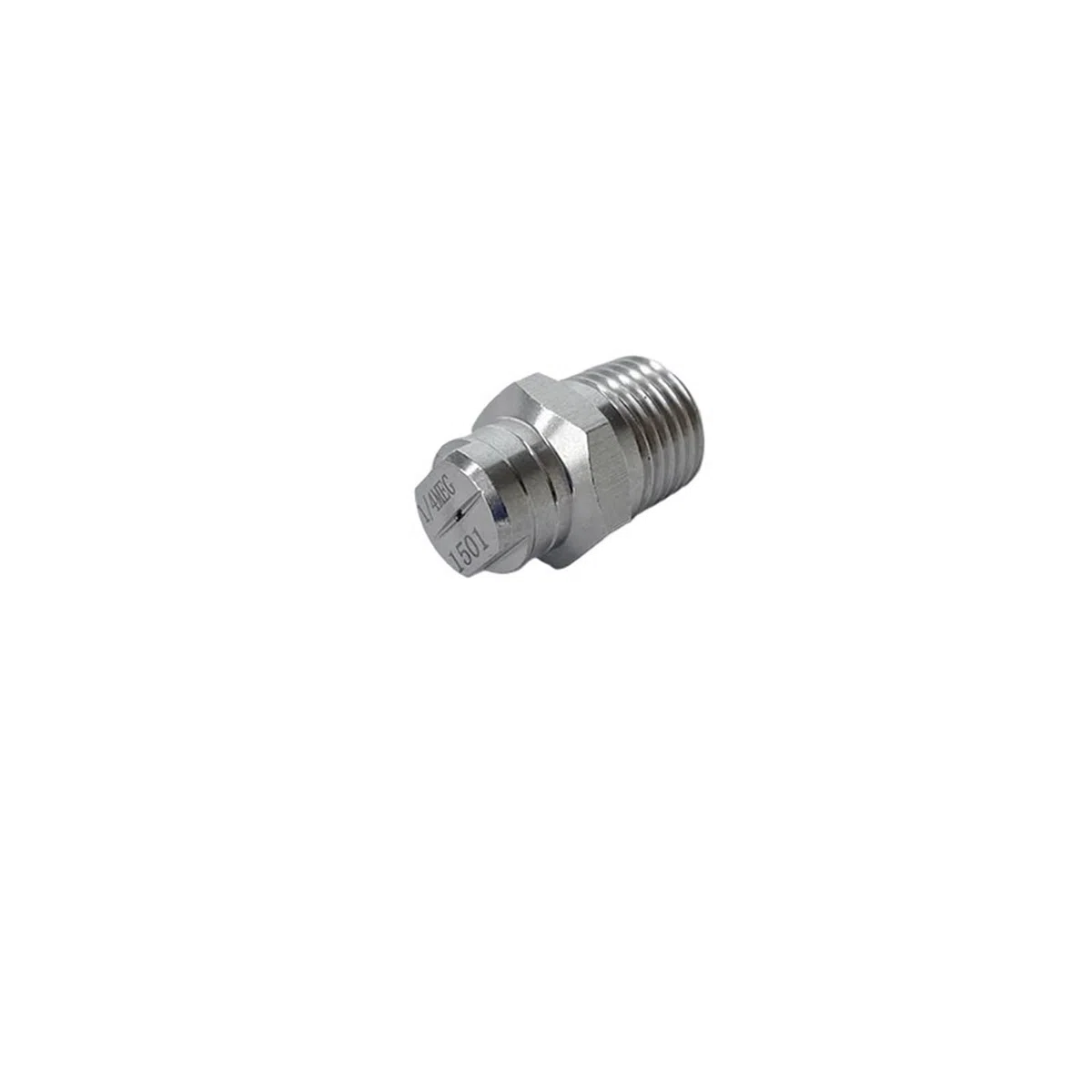 Boquilla de pulverización de abanico plano, Boquilla de lavadora alta presión con ventilador plano acero inoxidable 1/4 pulgadas, ángulo 0-65 grados(1l4 6005)