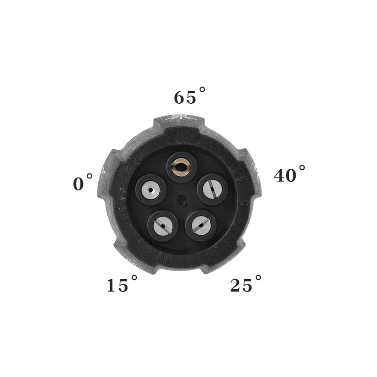 8Pcs Boquillas Hidrolimpiadora 5-en-1 Conector Rápido G1/4 Lavado Coche | Accesorio lavado coche,boquilla 5-en-1,limpieza alta presión,conector G1/4,multifunción