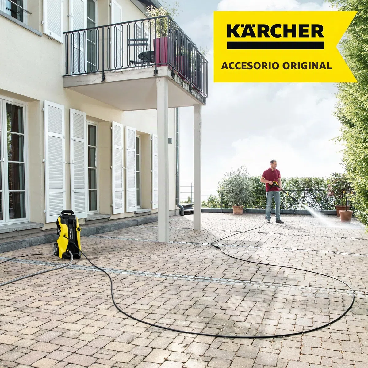 Kärcher 2.641-709.0 - Alargador de tubo flexible (6 m, K 2 - K 7)