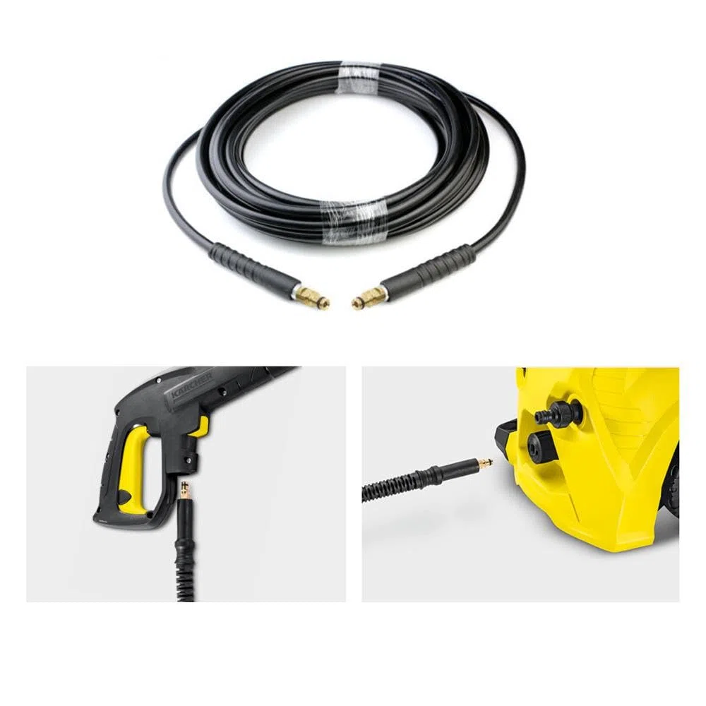Manguera de limpieza de agua para lavadora a presión Karcher K3, manguera de limpieza rápida para coche, compatible con Karcher K3, K4, K5, K7, repuesto de manguera de lavado eléctrico (10 m)