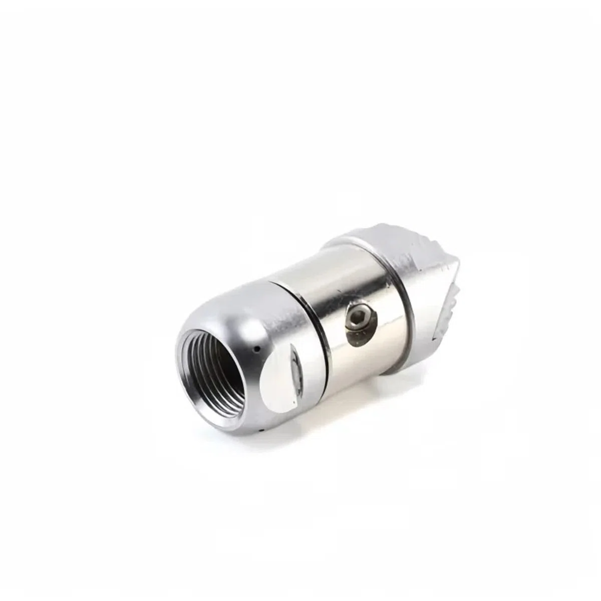 Boquilla rotativa de Alta presión de 3/8" for alcantarillado - Acero Inoxidable, caudal de 10-30 l/min, Herramienta de desatasco de desagües de Alta Resistencia(15L)