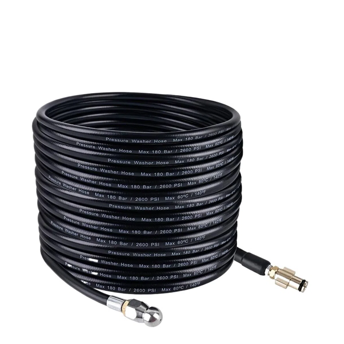 Kit de limpieza desagües y alcantarillado con manguera alta presión 10/20 m(Green,10M)