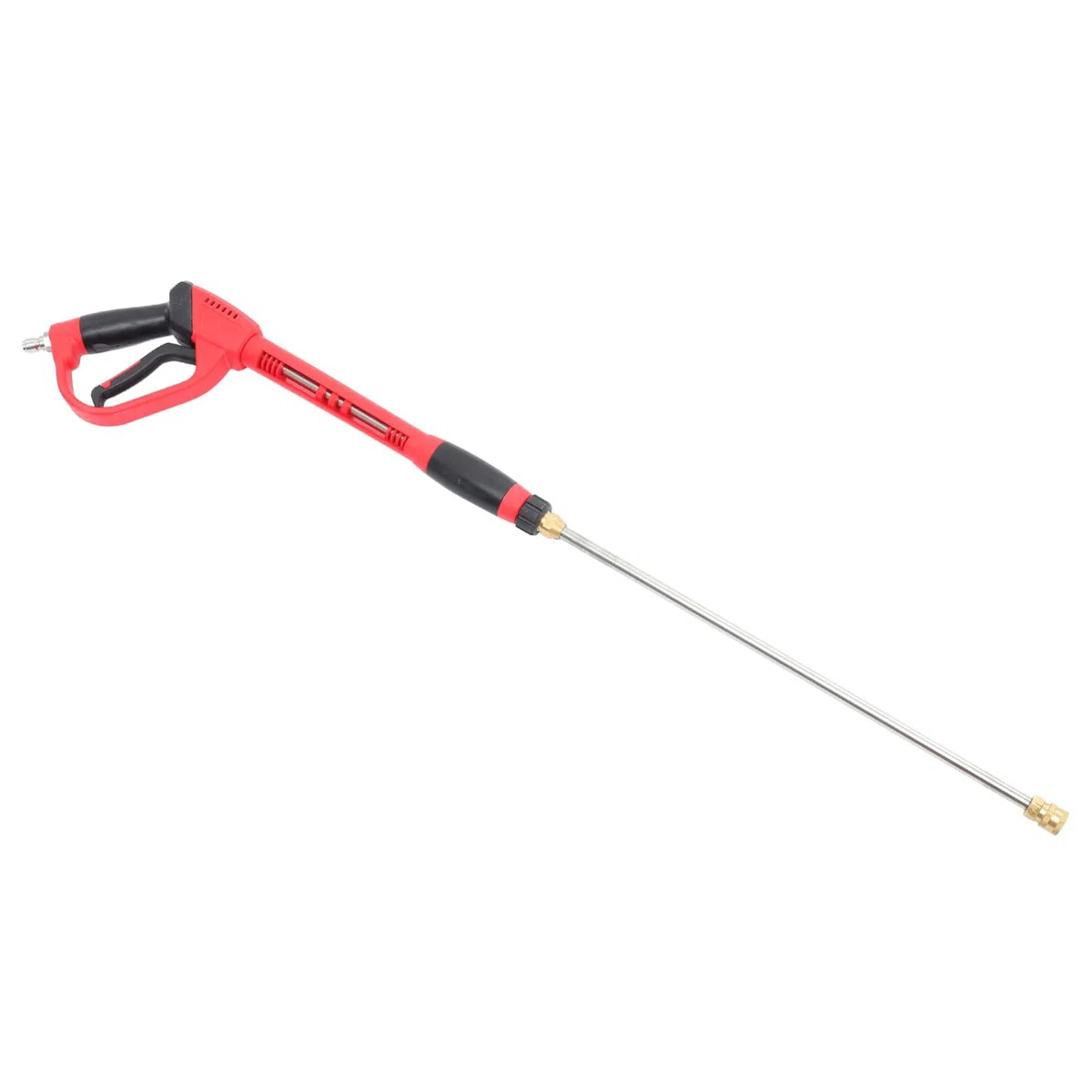 Alasum Pistola de Limpieza con Hidrolavadora M22 Roja de Cobre | Varilla de Extensión, Interfaz 1/4, Acero Inoxidable y Abs, Seguridad Antiarranque, Compatible con Gasolina