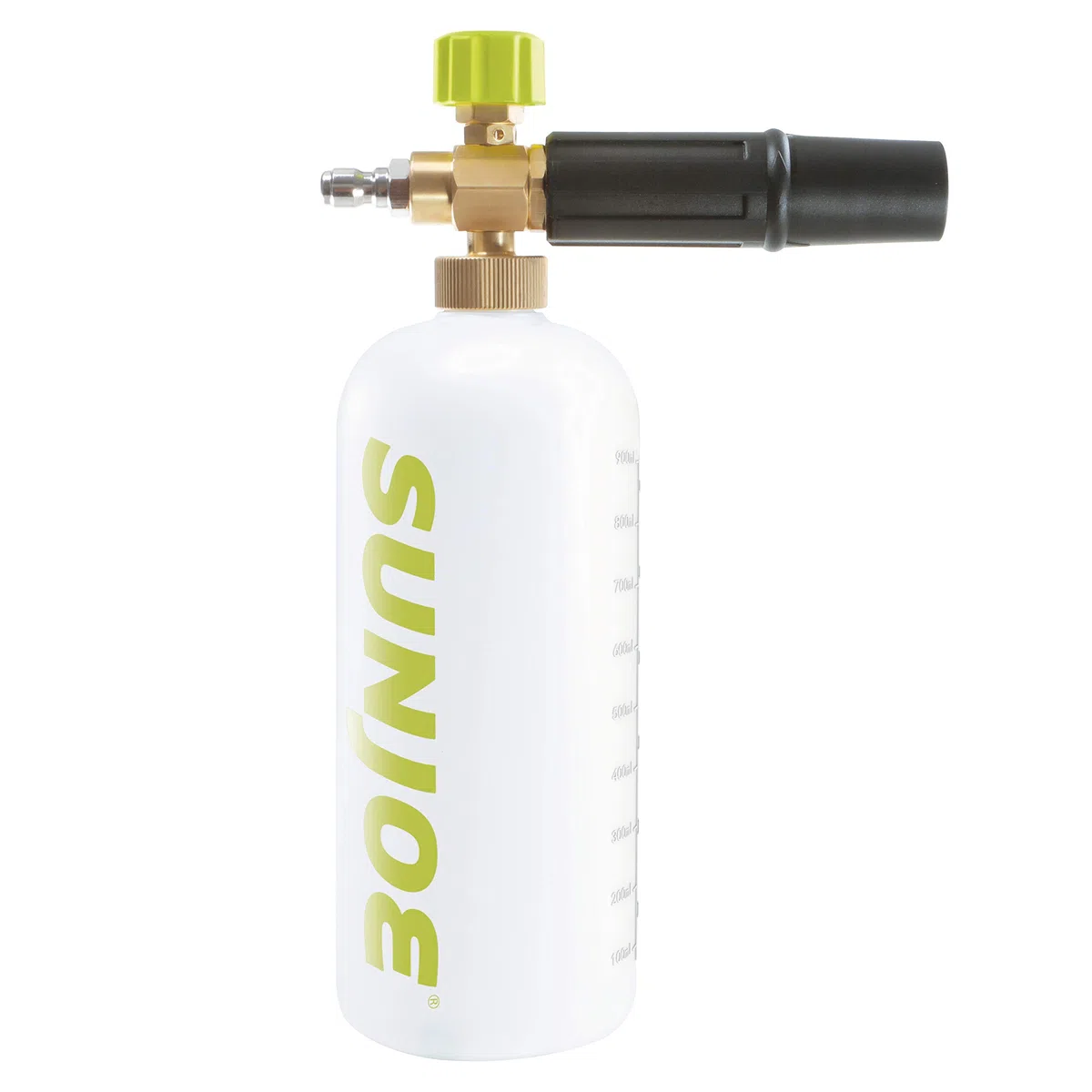 Sun Joe SPX-FC34-PRO Cañón de espuma para lavadoras a presión eléctricas de la serie SPX, 34 onzas, conector rápido de 1/4 pulgadas, boquilla de pulverización ajustable, color blanco