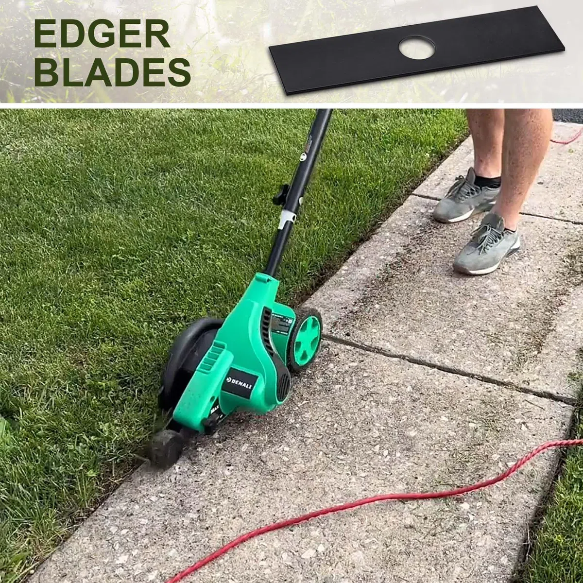 Paquete de 3 cuchillas de bordeadora de 1 pulgada con agujero central, compatibles con Stihl, Ego, Echo, Ryobi, Kobalt Edger, reemplaza 720-237-001, 4133-713-4101, 216062, 613223, 237001
