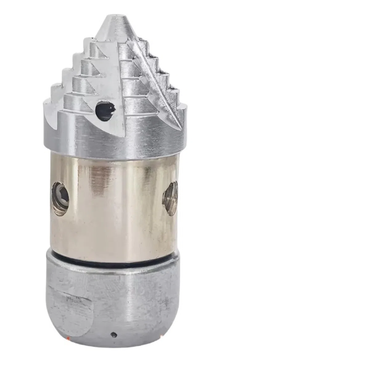 Boquilla rotativa de Alta presión de 3/8" for alcantarillado - Acero Inoxidable, caudal de 10-30 l/min, Herramienta de desatasco de desagües de Alta Resistencia(15L)