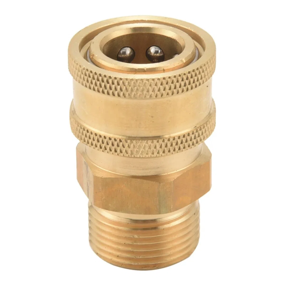 VNE Juego de adaptadores for Lavadora a presión 12X, Kit de conexión rápida, Conector Giratorio Hembra métrico M22 de 15 mm a Conector Macho M22