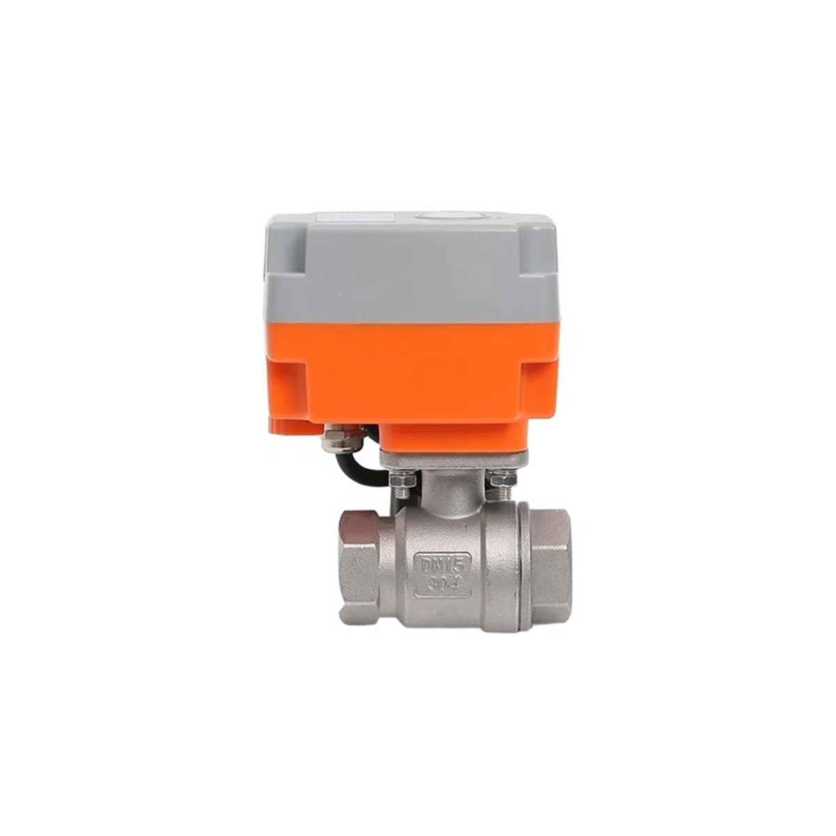 Válvula eléctrica 4-20ma 1" FNPT válvula integral proporcional de control eléctrico motorizada for aplicación de agua ProteccióN Contra El óXido, Larga Vida úTil