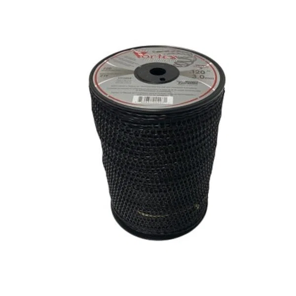 Vortex - Hilo profesional para desbrozadora, 3,0 mm x 219,5 m, helicoidal, negro