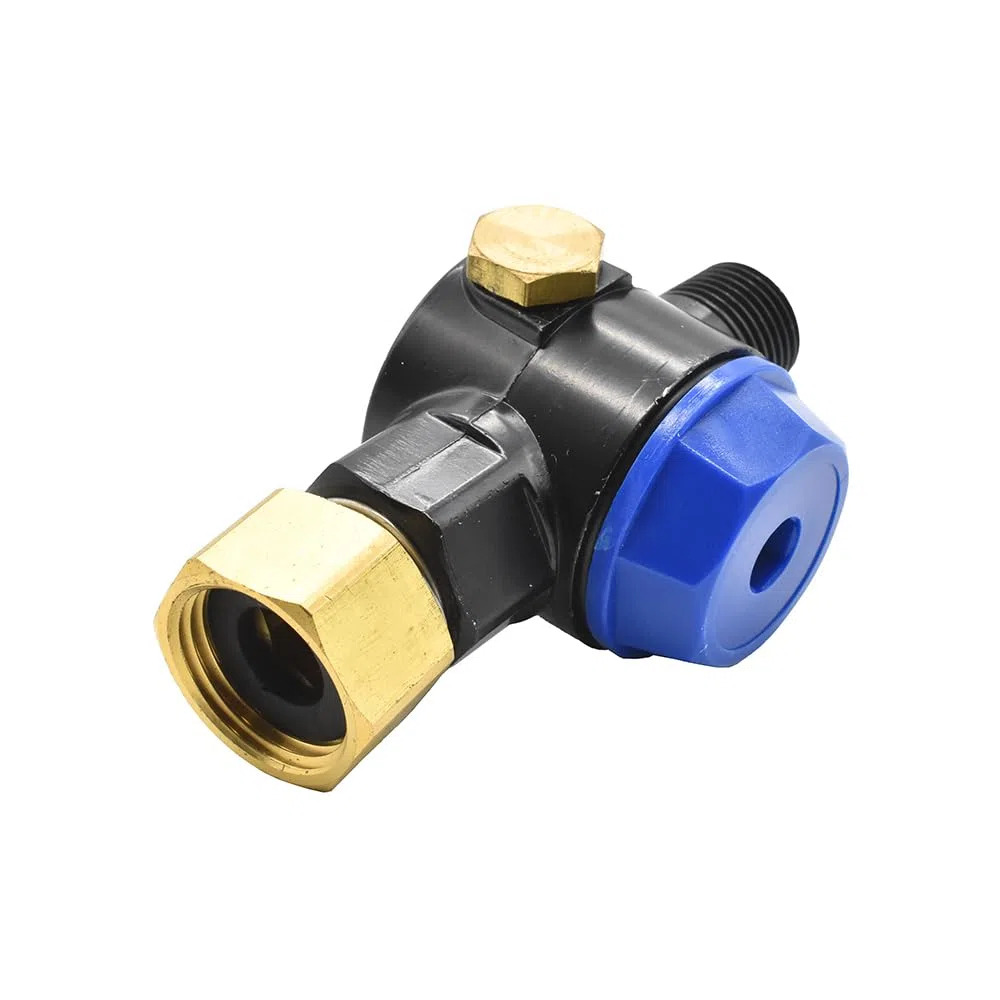 Interstate Pneumatics PW7204 - Filtro de Entrada de Agua Hembra (3/4" NH x 1/2" MNP), Color Azul