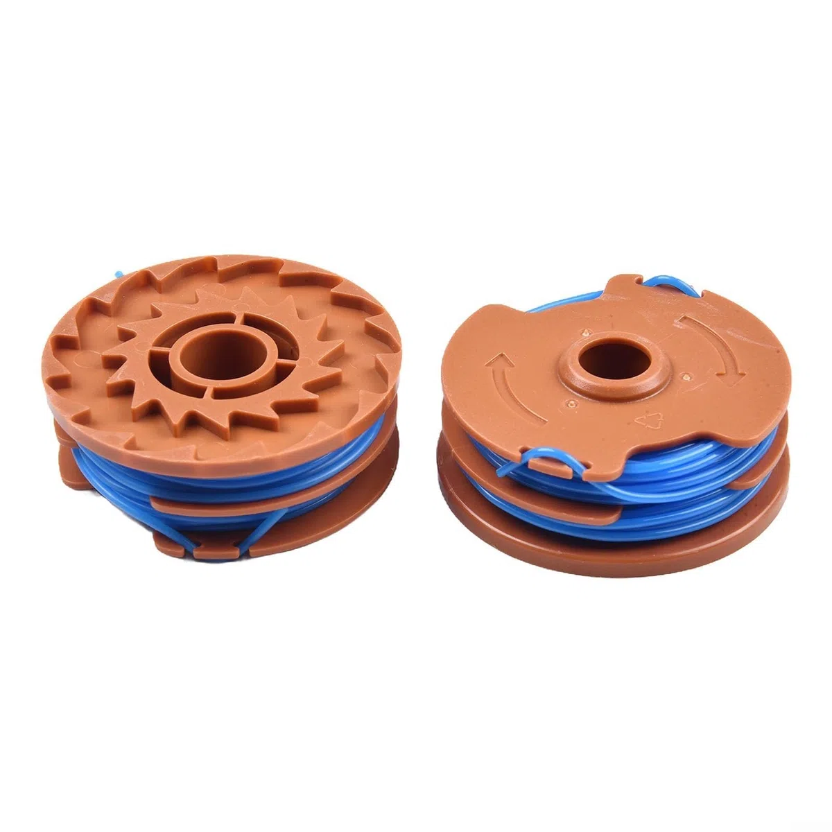 Bobina de Repuesto para Hilo de cortabordes, Carrete e Hilo Doble de 0,5 mm for desbrozadora TTB820GGT de 600 W (Paquete de 3)