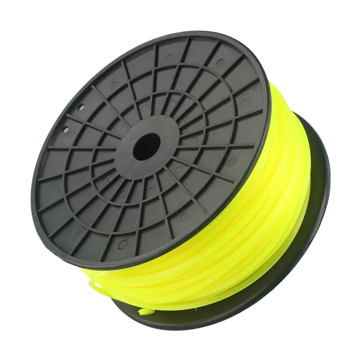 Hilo de corte cuadrado amarillo de 3 mm x 100 m, alambre de hierba de nailon para desbrozadoras, compatible con efco para Honda Bu-ko para kaaz y oleomac
