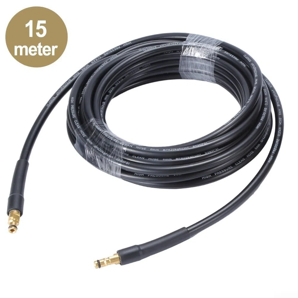 Manguera de repuesto para lavadora a presión para la serie K2-K7 de conexión rápida, compatible con manguera de extensión de alta presión de 180 bar 2610 PSI con ajuste de latón para modelos K2 K4 K5