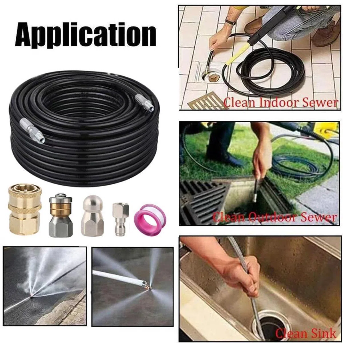 MagiDeal Kit de para hidrolavadora, Repuesto para jardín, riego de Patio, césped, Piezas versátiles, Herramientas para Lavado de, Style G