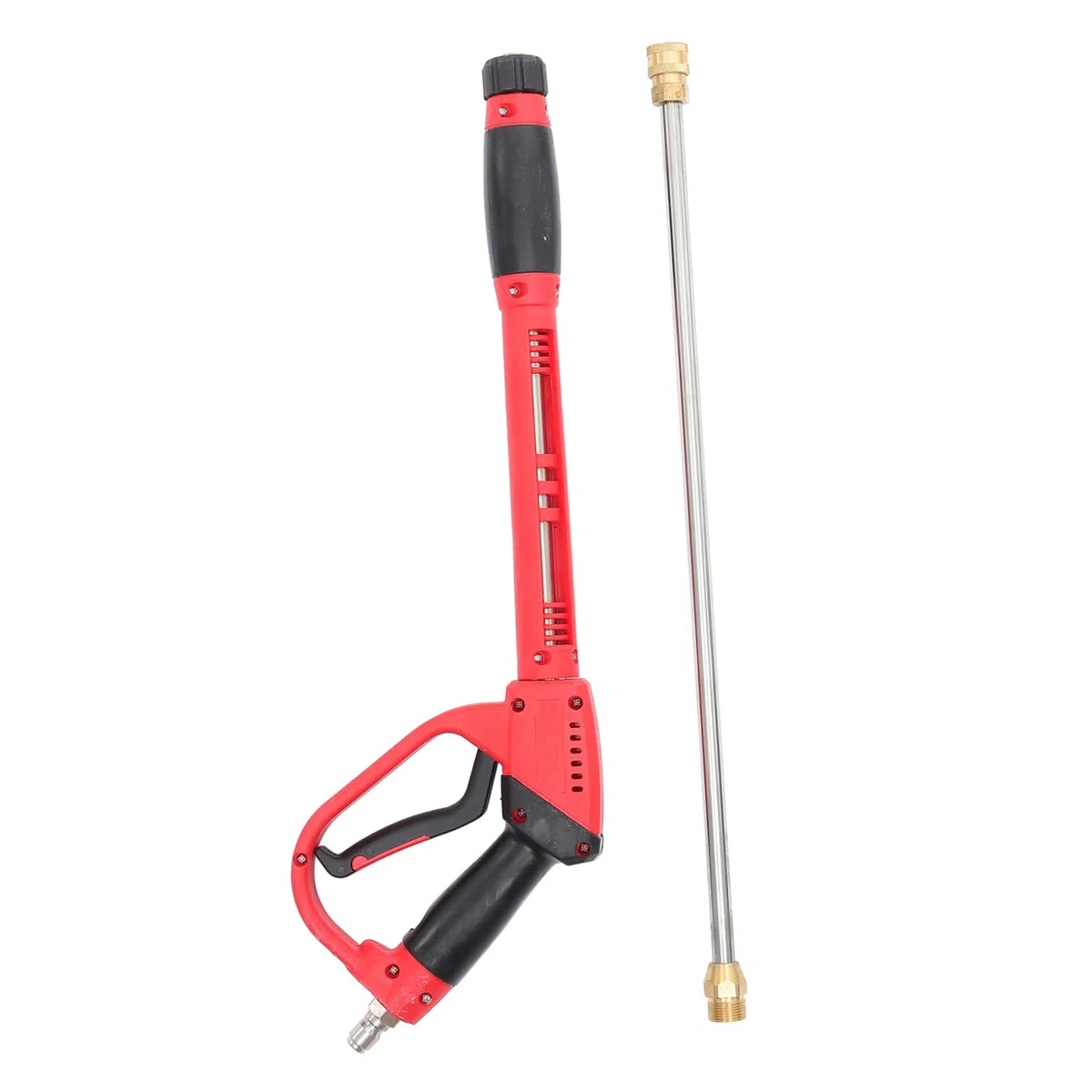 TOYANDONA Rociador de Limpieza Alta Presión PSI Pistola de Agua Presion Roja Varilla de Extensión para Hidrolavadora Herramienta de Pulverización Presión para Limpieza de Jardín