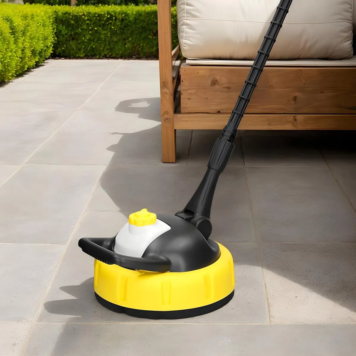 Limpiador De Hormigón Para Hidrolimpiadora Accesorio Hidrolimpiadora Mango | Limpiador de Patios Accesorios De Hidrolavadora Para Patios, Entradas, Terrazas, Aceras, Vallas, Coches, Camiones