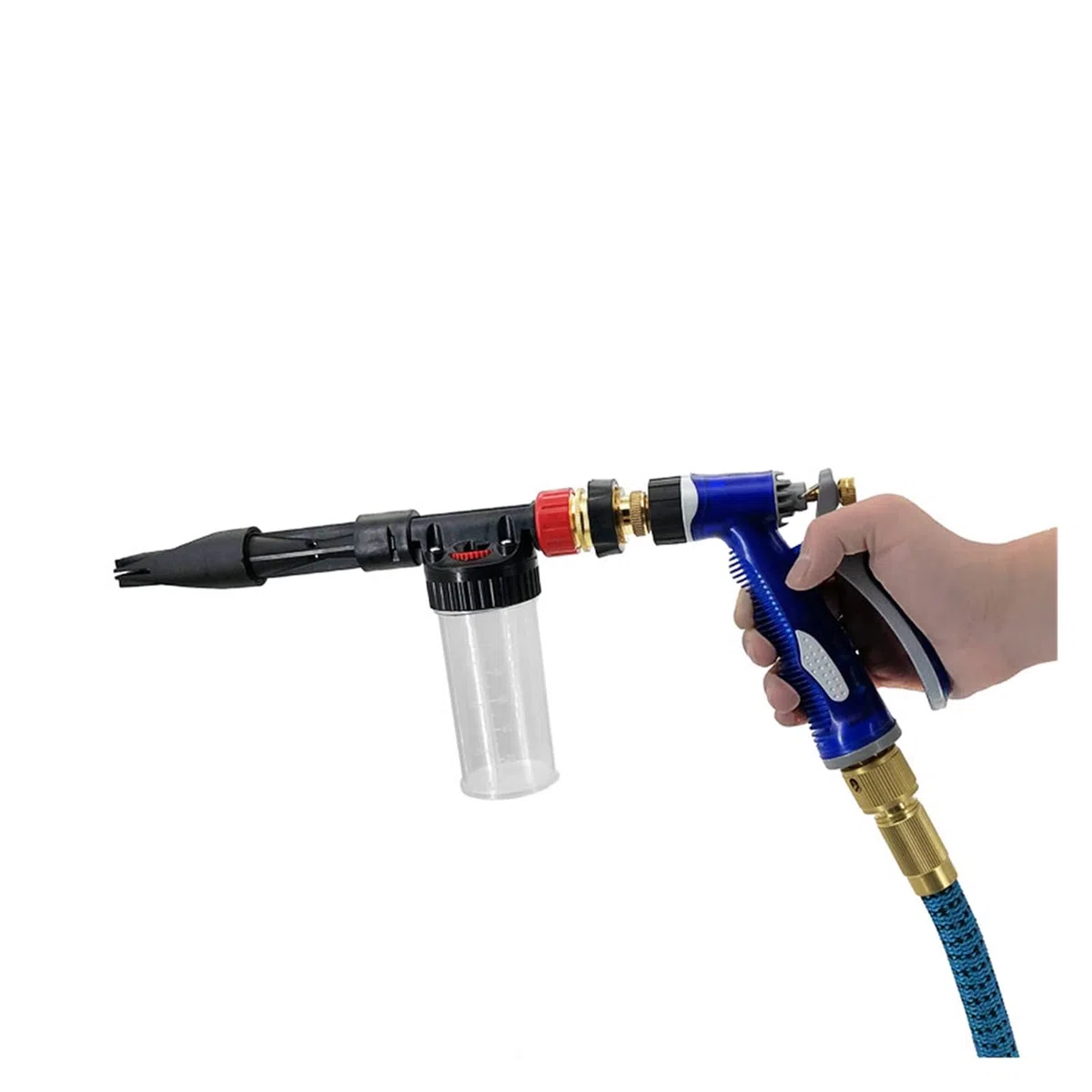 IKOCHI Pistola de Agua de Alta presión Lavado de Coches Lanzas Pistola de Espuma Hogar Jardín Irrigación Hidrolimpiadora Sprinkler Metal Boquilla (Color : Separate Water Gun)
