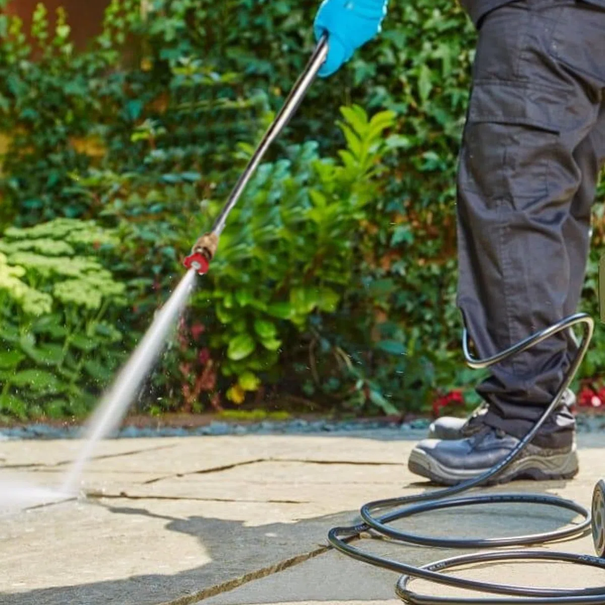 Varilla de Extensión para Hidrolavadora Juego de Varilla Telescópica para | Tubo de Extensión para Limpiador de Canaletas Para hogar, jardín, patio, techo, concreto
