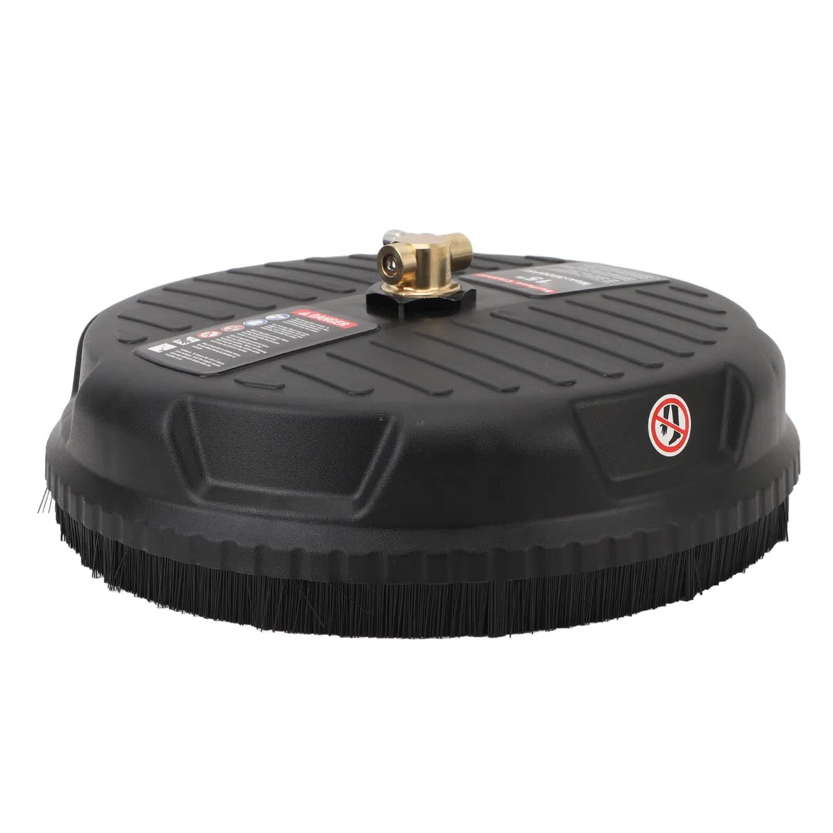 Rengue Limpiador de Superficies para Lavadora a Presión, Carcasa de Acero Inoxidable con Varilla de Extensión, 15 Pulgadas, 4 Ruedas, 4000 PSI, 4 GPM, para Propietarios de Viviendas, Limpieza de