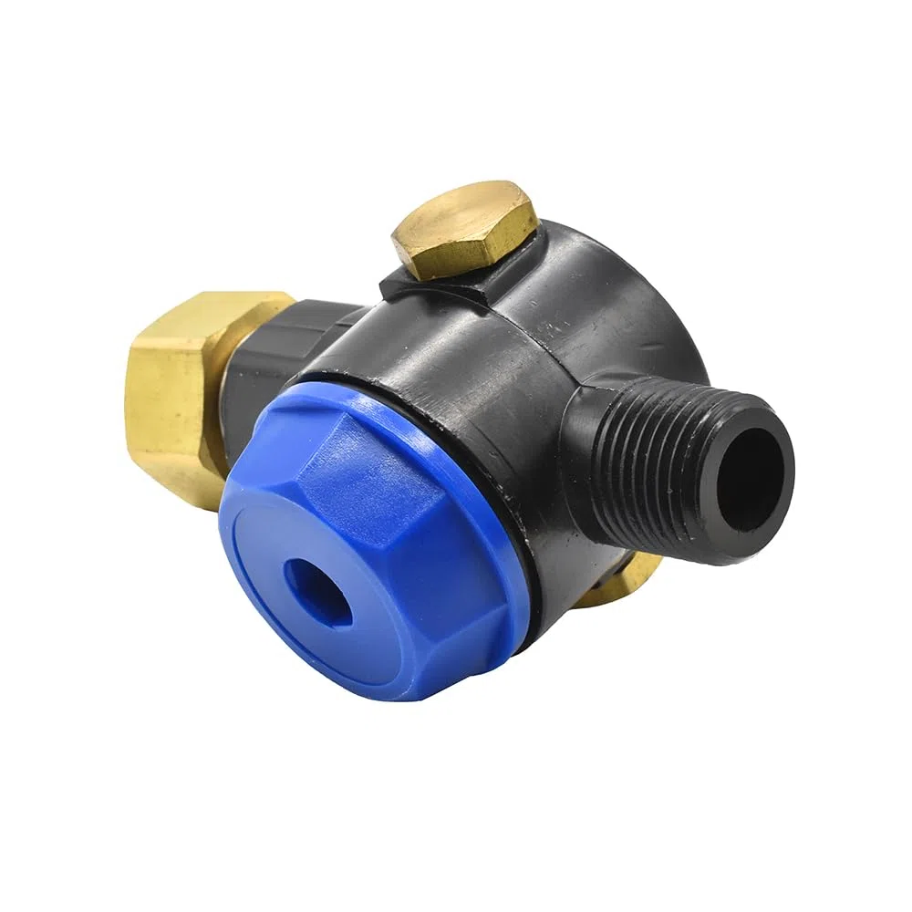 Interstate Pneumatics PW7204 - Filtro de Entrada de Agua Hembra (3/4" NH x 1/2" MNP), Color Azul