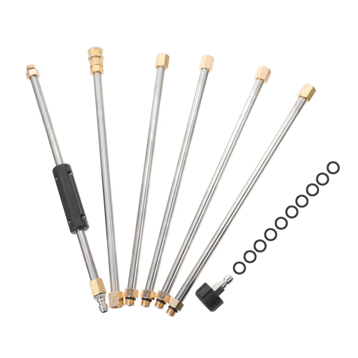 Hemobllo Varillas De Extensión para Hidrolavadora Varilla De Lavado Alta Presión Herramienta De Limpieza para Auto Fácil Instalación para Entradas
