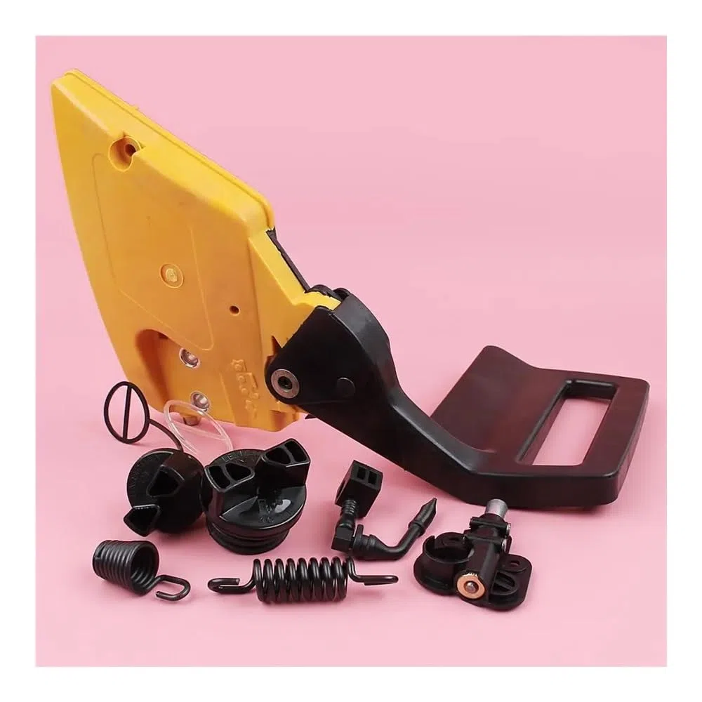 Kit de Aceite for Tapa de protección de Freno de Mano, Compatible con Motosierra 350 y 351, Tapa de Aceite y Combustible, Resorte Amortiguador, repuestos for Motosierra.