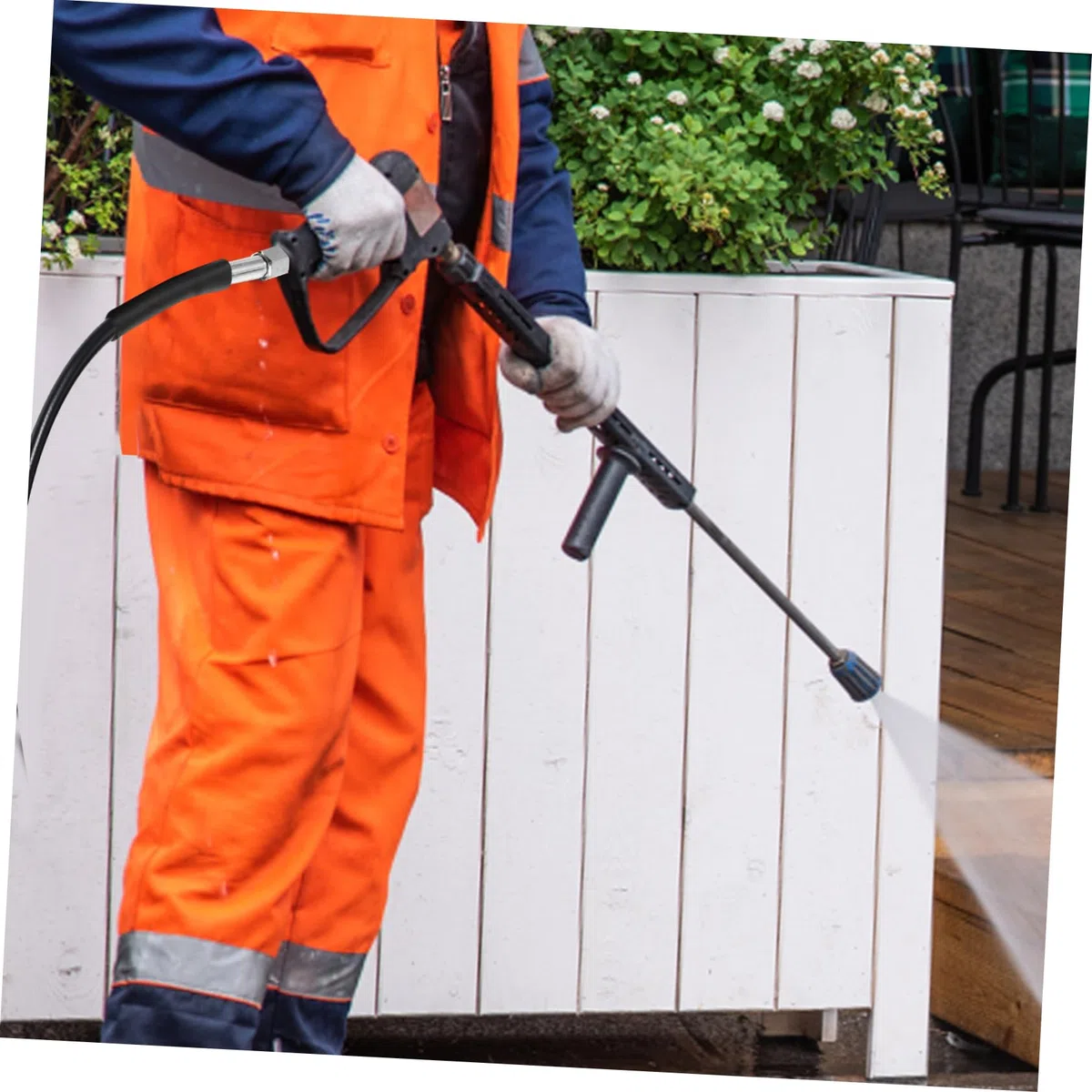 Manguera De Extensión De Alta Presión Para Hidrolavadora, Tubo De Limpieza De 8 M, Conexión M22 Compatible, Resistente Para Agua Fría Limpieza Doméstica y Automotriz