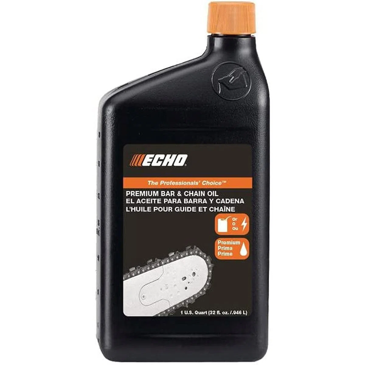 Echo Products 6459012 - Lubricante para barra de motosierra eléctrica y equipo de aceite de cadena para uso profesional en el hogar, fórmula lubricante de alto rendimiento que minimiza la acumulación