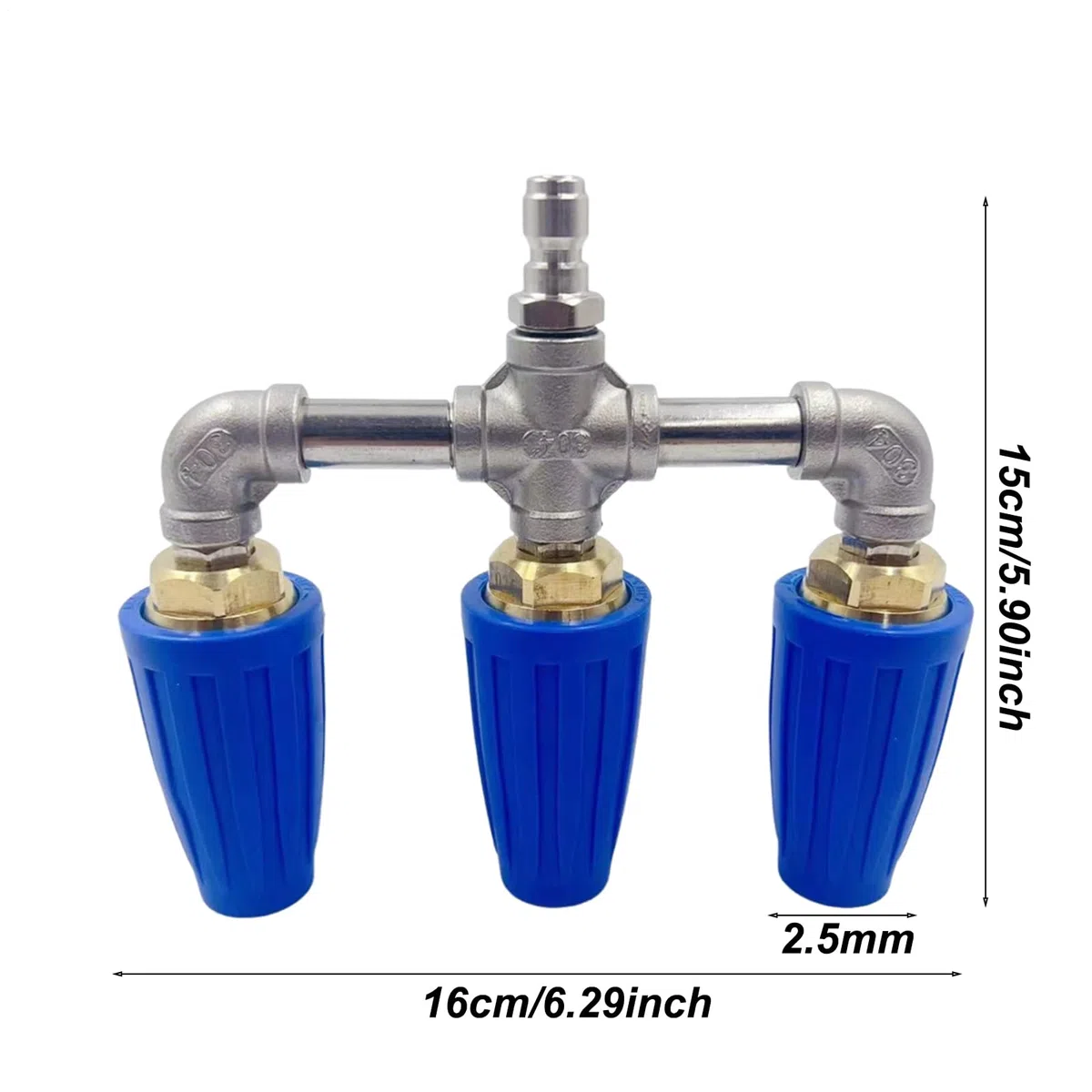 Boquilla Turbo Para Hidrolimpiadora Recambio Turbina Con Conector Rápido | Punta Turbo Para Hidrolavadora Boquilla Turbina Repuesto Conector Rápido Limpieza De Y Coches