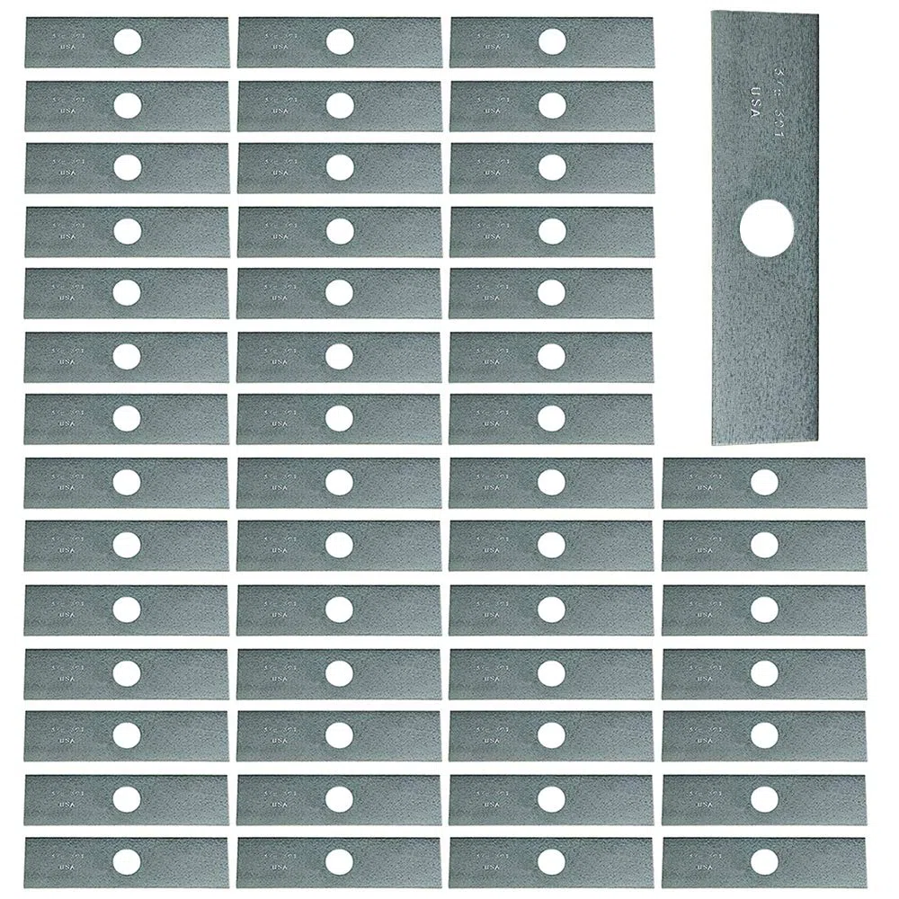 Paquete de 50 unidades (1 funda) 8"x 2" Edger cuchillas para Red Max: 6367-15110, McCulloch: 301272, Stihl: 4133 713 4102