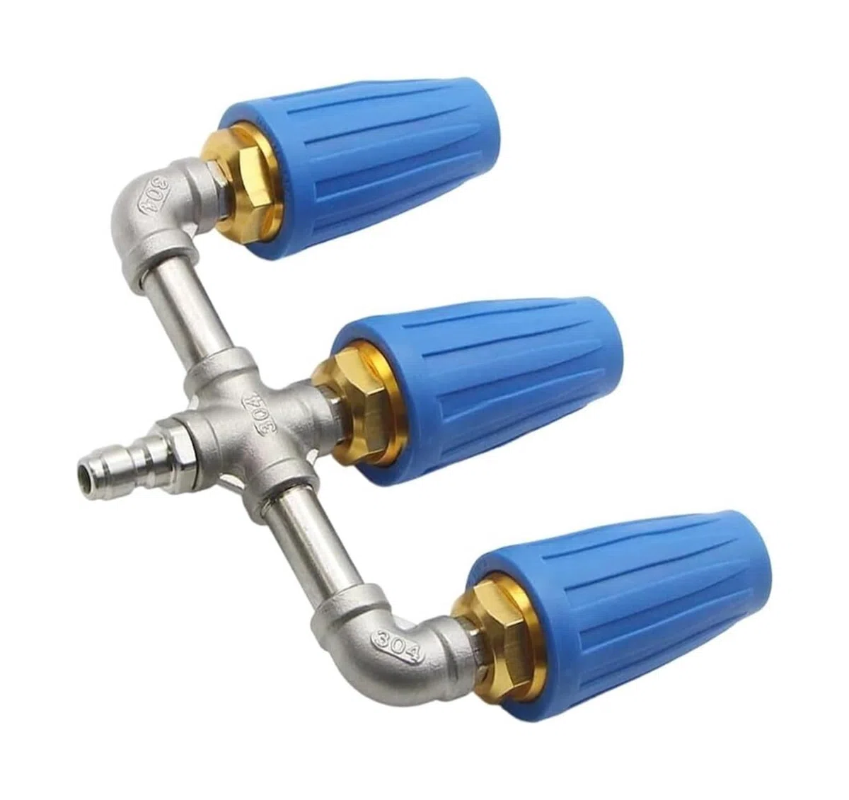 Boquilla Triple Turbo azul | Para lavadoras a presión de alto flujo, limpieza eficiente en agua