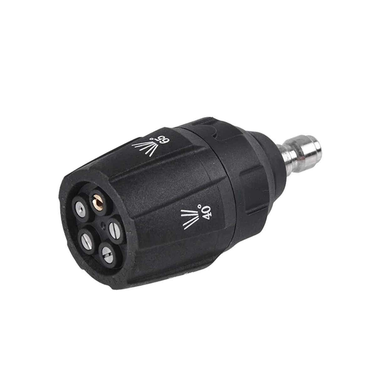 8Pcs Boquillas Hidrolimpiadora 5-en-1 Conector Rápido G1/4 Lavado Coche | Accesorio lavado coche,boquilla 5-en-1,limpieza alta presión,conector G1/4,multifunción