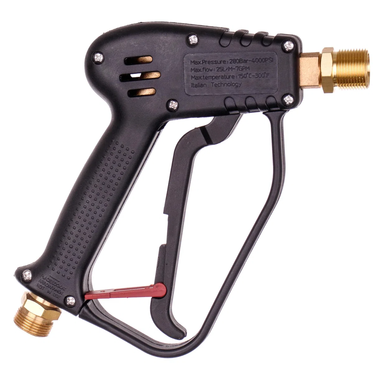 Pistola de alta presión con boquilla ajustable y manguera de alta presión QUICK CONNECT de 5 m compatible con hidrolimpiadoras Kärcher K2 K3 K4 K5 K6 K7