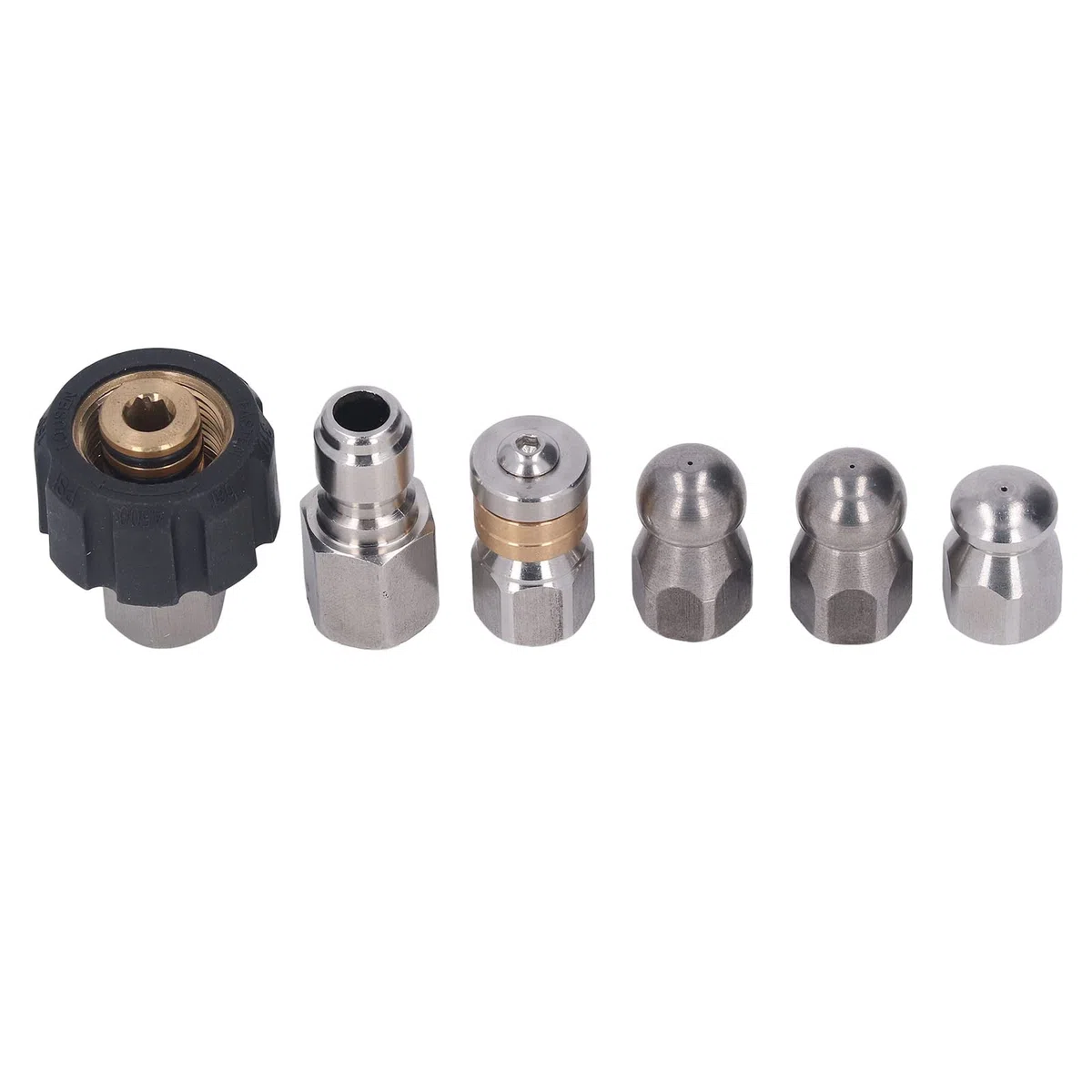 Kit de Hidrolimpiadora para Desagües 30m Manguera Limpiadora 5800PSI /4 Pulgada NPT Accesorios de Alta Presión con Llaves