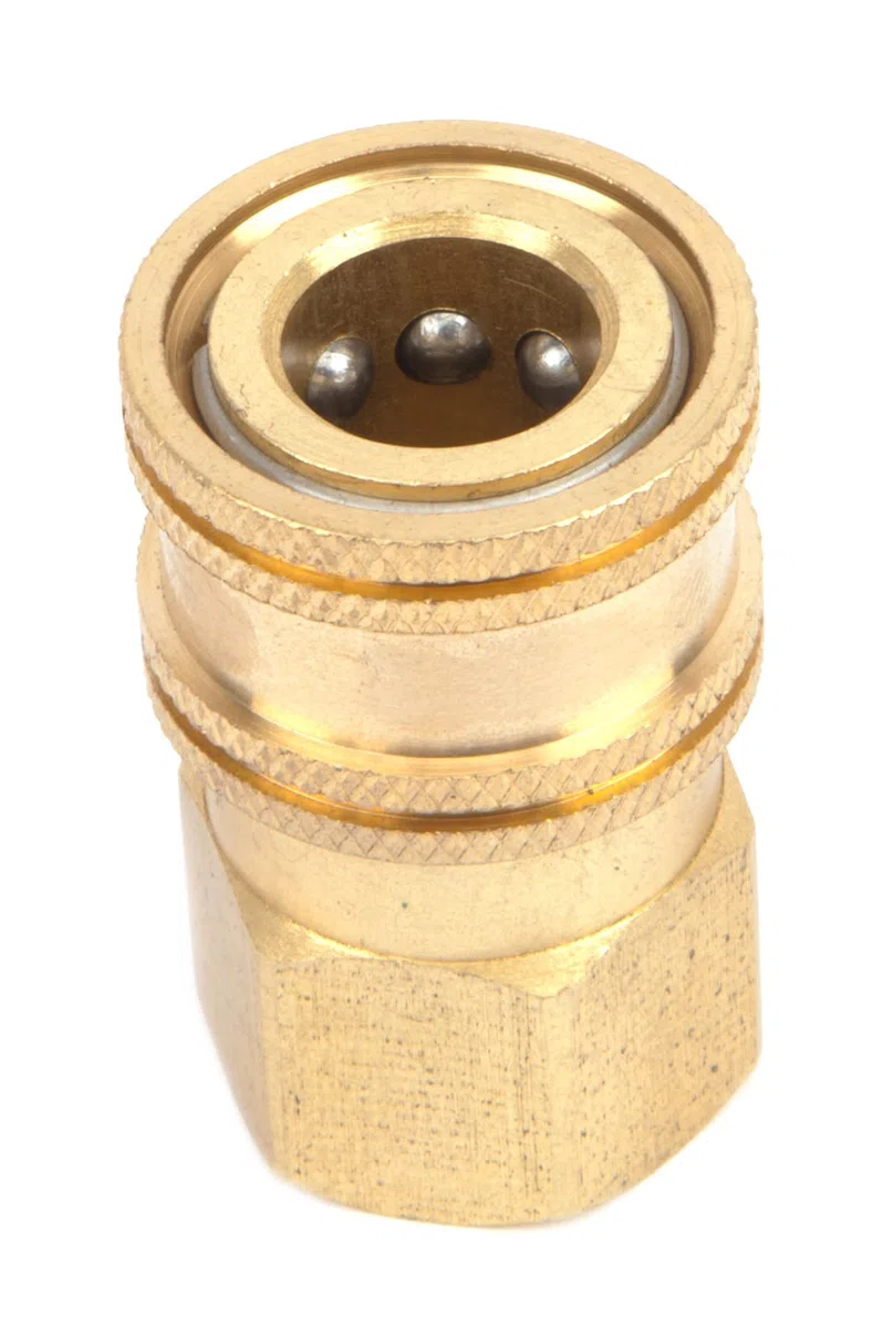 Forney 75127 - Accesorios de arandela a presión, acoplador rápido hembra, 1/4" hembra NPT, 5,500 psi