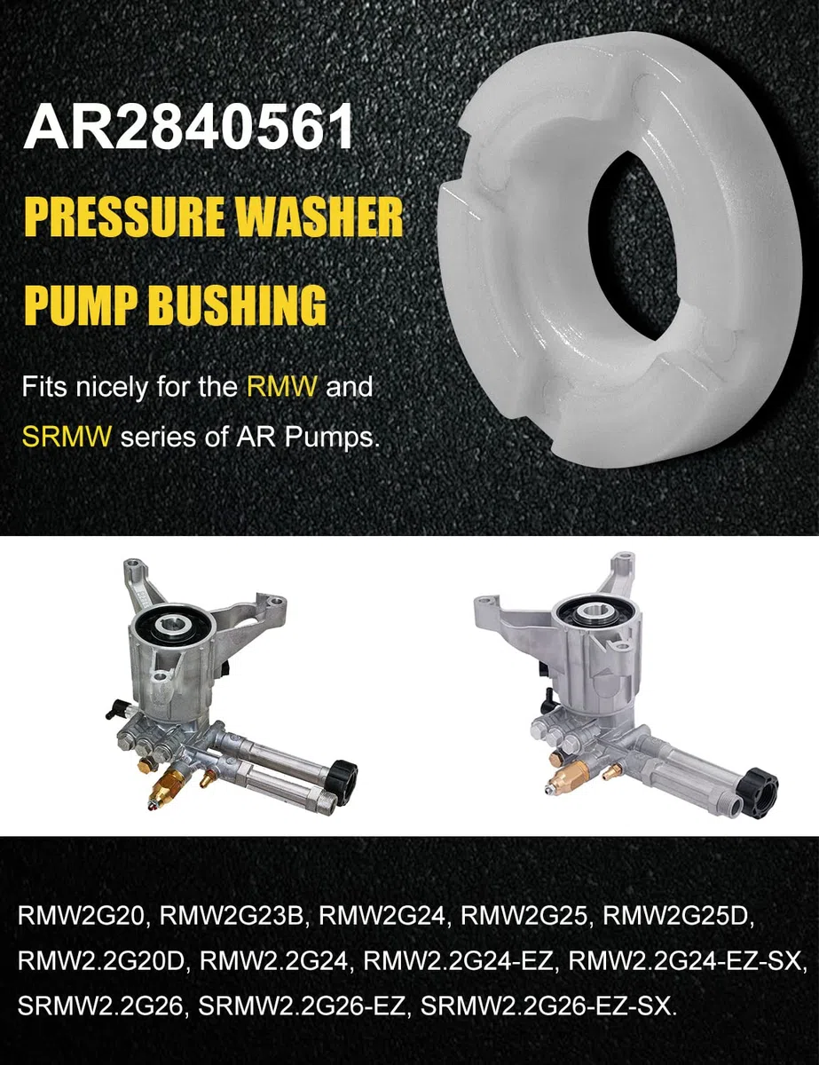 Yoursme AR2840561 - Buje de Repuesto para Bomba de Lavado a presión para Bombas AR Annovi Reverberi RMW2.2G24 SRMW2.2G26 Series (Paquete de 6)