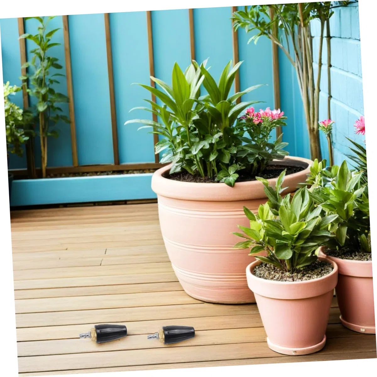 2 Piezas Boquilla Rotativa Turbo de Alta Presión con Conexión Rápida Boquilla Giratoria Resistente para Limpieza Profunda de Concreto y Ladrillo para Jardín y Mantenimiento
